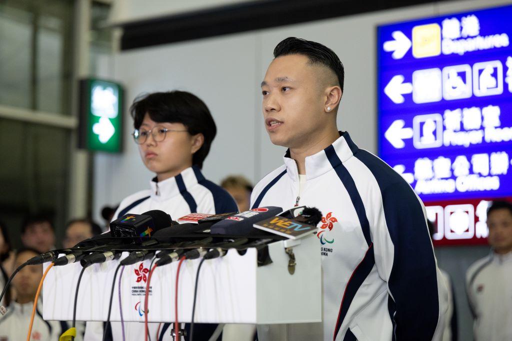 Chan Ho Yuen expressed his honour at being chosen as a flag bearer for the Paralympic Games and hopes to raise awareness for disabled athletes.
