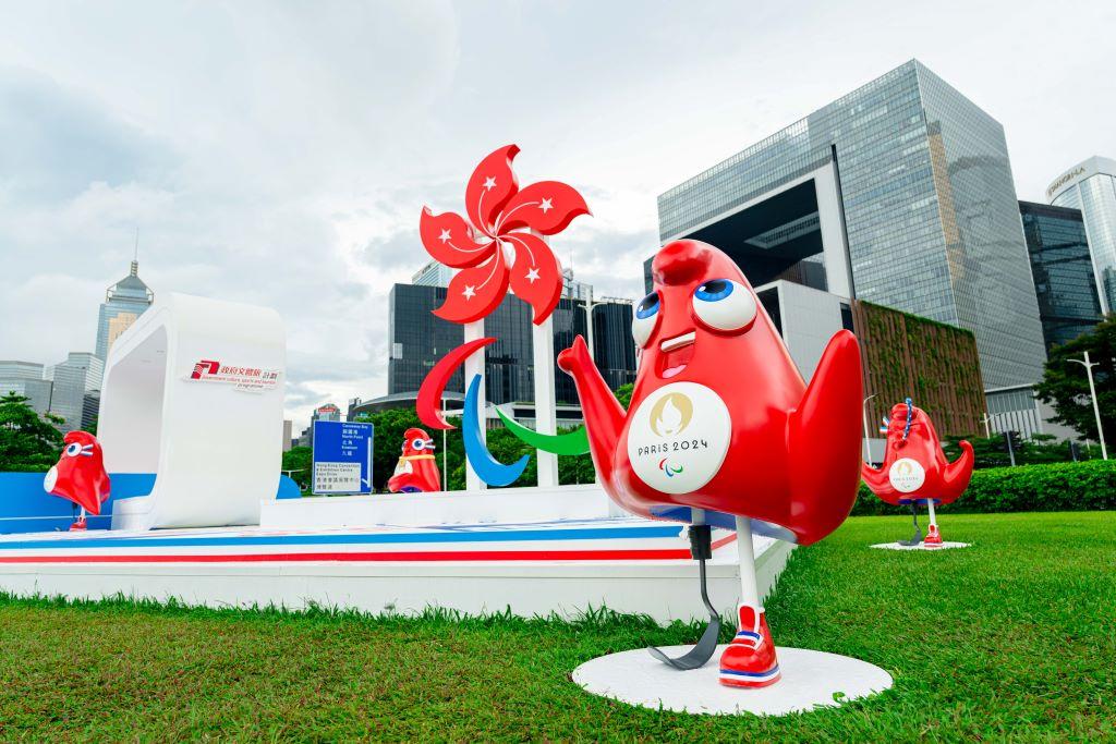 金鐘添馬公園設巴黎2024殘疾人奧運會主題裝置