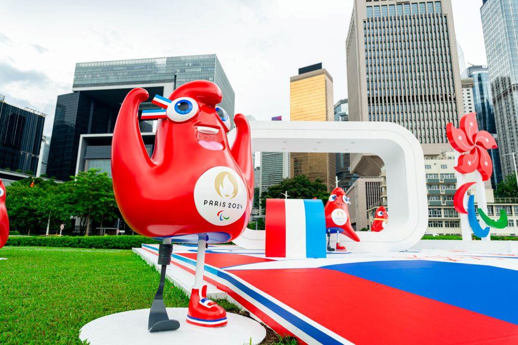 金鐘添馬公園設巴黎2024殘疾人奧運會主題裝置