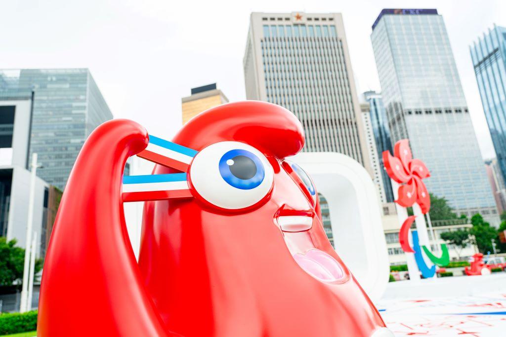 金鐘添馬公園設巴黎2024殘疾人奧運會主題裝置