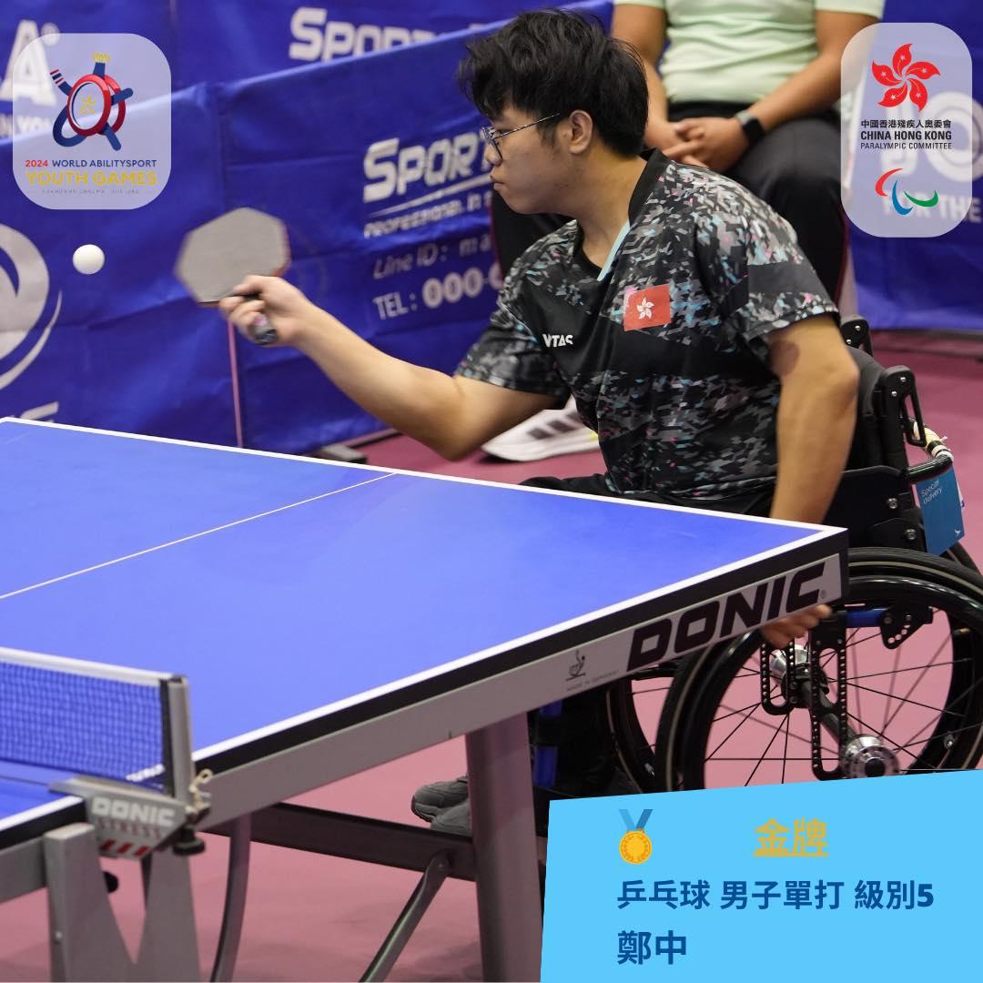 港队勇夺世界展能青年运动会5面奖牌
