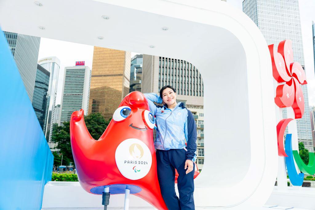 金鐘添馬公園設巴黎2024殘疾人奧運會主題裝置