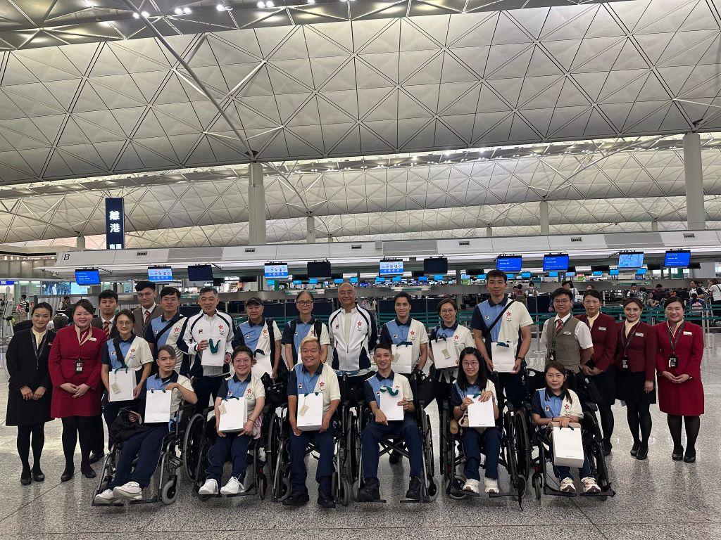 硬地滾球代表率先出發