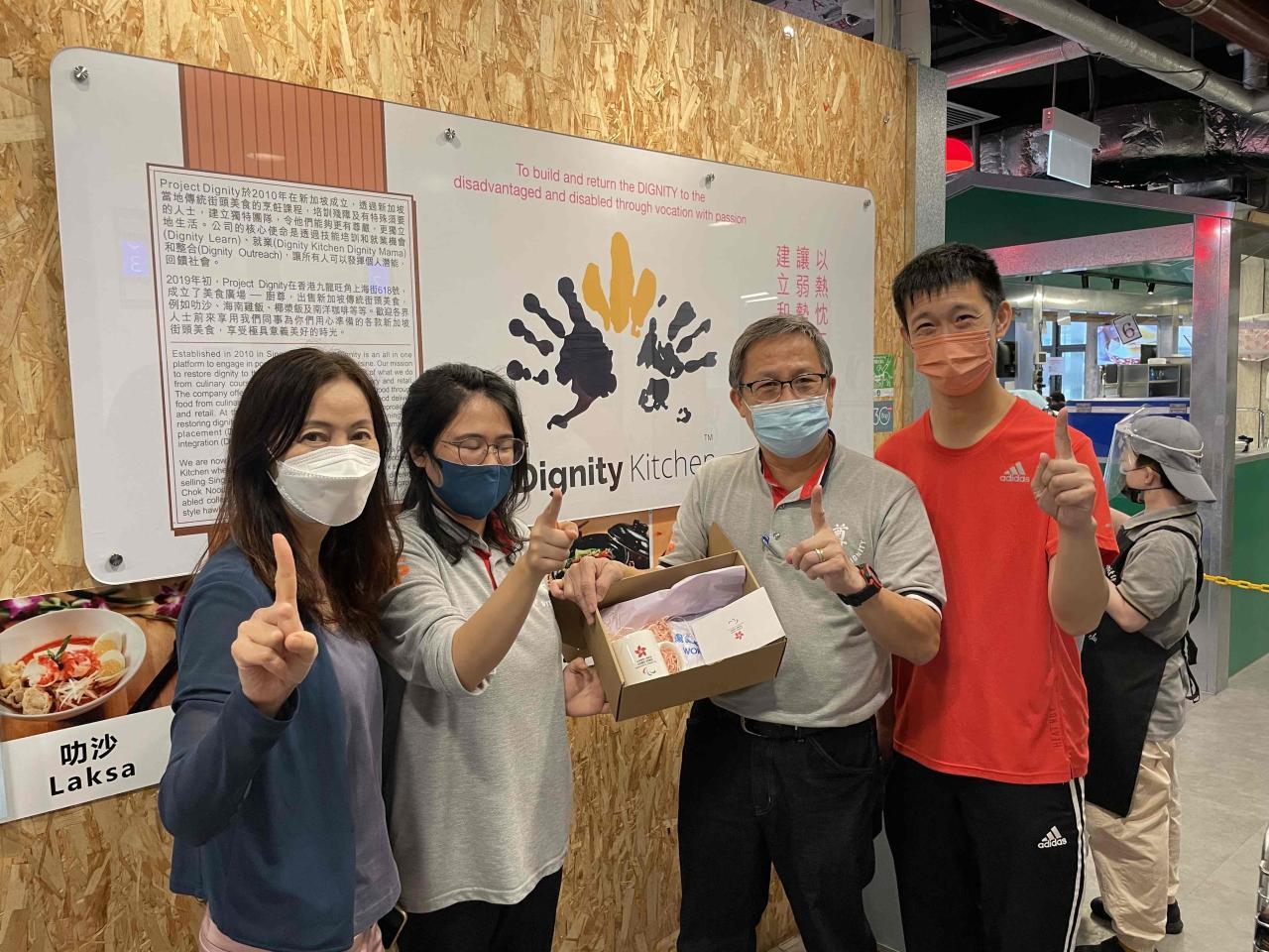 The Secretariat of the Hong Kong Paralympic Committee visited Kitchen Dignity to explore the 2nd career opportunities for retired Para athletes