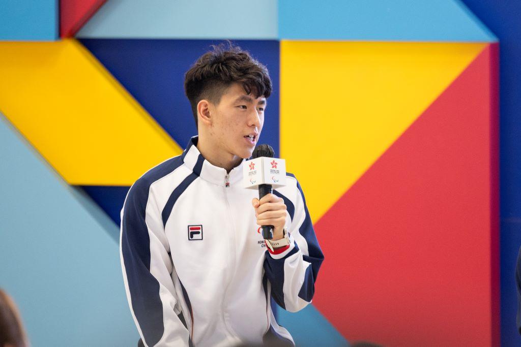 Swimming athlete Cheung Tsun Lok hopes to take this opportunity to enjoy the grand stage and appreciate the cityscape of Paris.