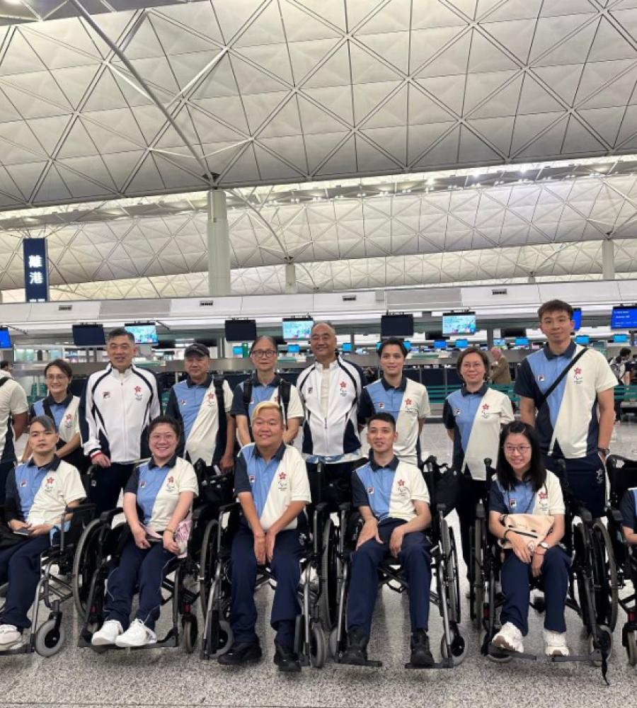 硬地滾球代表率先出發